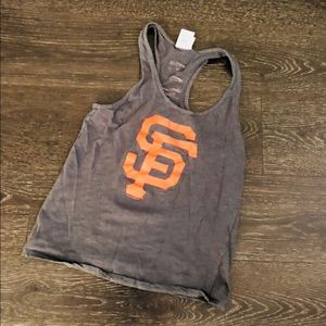 San Francisco Giants racer back tank sz S